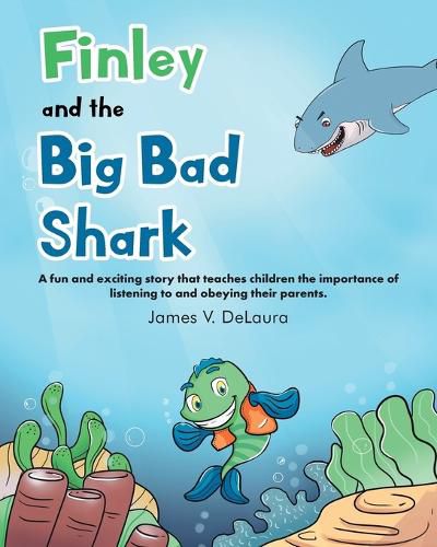 Cover image for Finley and the Big Bad Shark