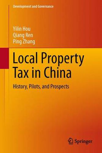 Cover image for The Property Tax in China: History, Pilots, and Prospects