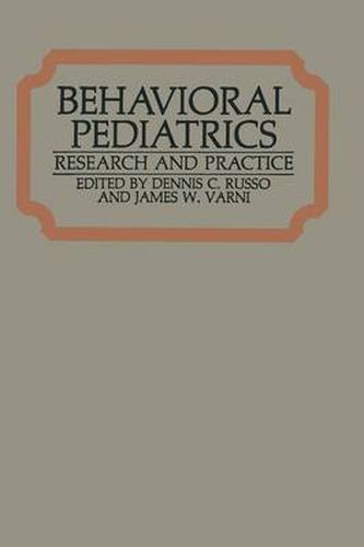 Cover image for Behavioral Pediatrics: Research and Practice