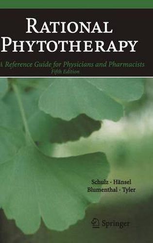 Cover image for Rational Phytotherapy: A Reference Guide for Physicians and Pharmacists