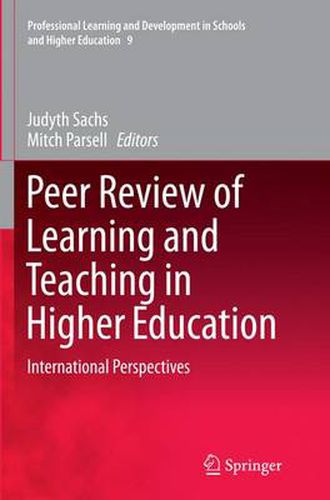 Cover image for Peer Review of Learning and Teaching in Higher Education: International Perspectives