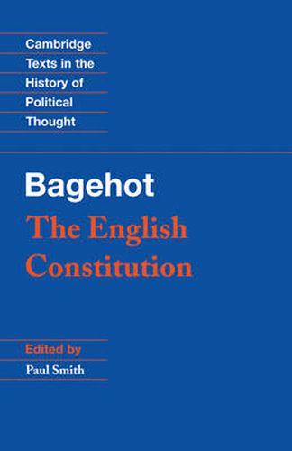 Cover image for Bagehot: The English Constitution