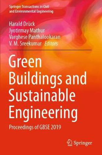 Cover image for Green Buildings and Sustainable Engineering: Proceedings of GBSE 2019