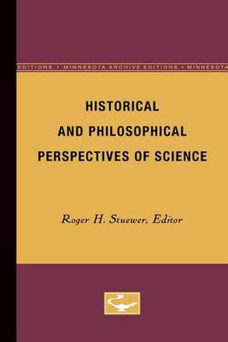 Cover image for Historical and Philosophical Perspectives of Science