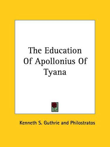 Cover image for The Education of Apollonius of Tyana