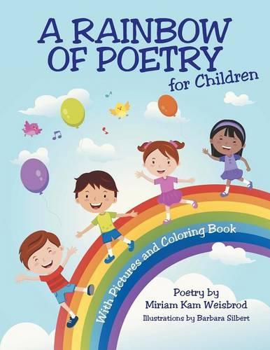 Cover image for A Rainbow of Poetry for Children: With Pictures and Coloring Book