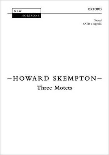 Cover image for Three Motets