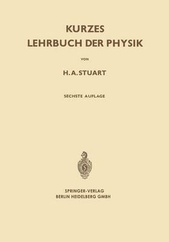 Cover image for Kurzes Lehrbuch Der Physik