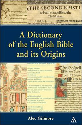Cover image for Dictionary of the English Bible and its Origins