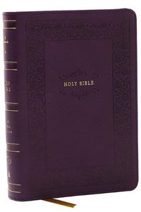 Cover image for KJV Holy Bible, Compact Reference Bible, Leathersoft, Purple, 43,000 Cross-References, Red Letter, Comfort Print: Holy Bible, King James Version