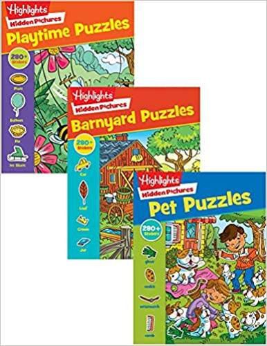 Cover image for Highlights Sticker Hidden Pictures Pack