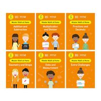 Cover image for Math - No Problem! Collection of 6 Workbooks, Grade 4 Ages 9-10