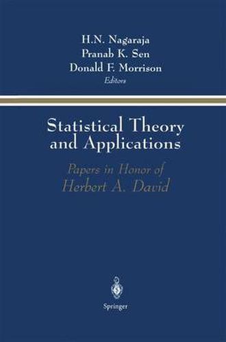 Cover image for Statistical Theory and Applications: Papers in Honor of Herbert A. David