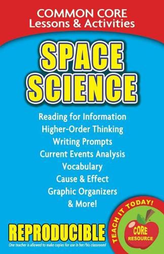 Cover image for Space Science: Common Core Lessons & Activities