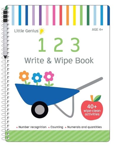 Cover image for 123: Write & Wipe Activity Book