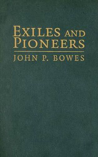 Cover image for Exiles and Pioneers: Eastern Indians in the Trans-Mississippi West