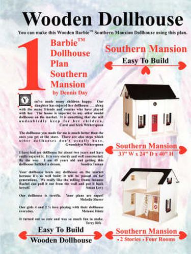 Cover image for Barbie Dollhouse Plan Southern Mansion