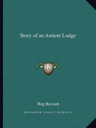 Cover image for Story of an Antient Lodge