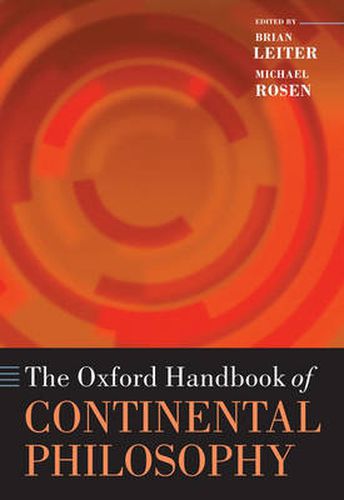 Cover image for The Oxford Handbook of Continental Philosophy