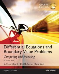 Cover image for Differential Equations and Boundary Value Problems: Computing and Modeling, Global Edition