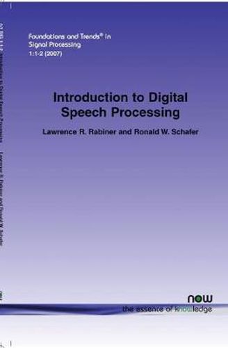 Cover image for An Introduction to Digital Speech Processing