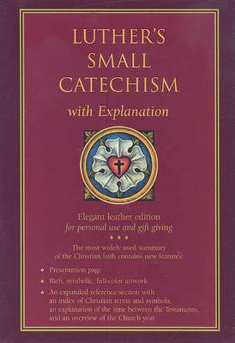 Cover image for NIV Luther's Small Catechism with Explanation - Genuine Leather Edition