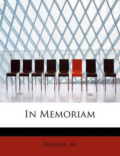 Cover image for In Memoriam