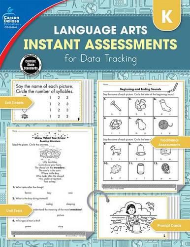 Instant Assessments for Data Tracking, Grade K: Language Arts