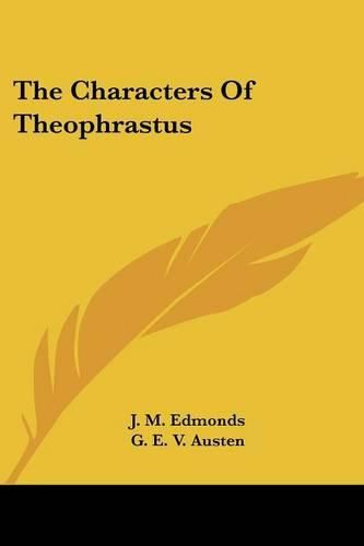 Cover image for The Characters of Theophrastus