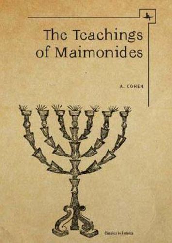 Cover image for The Teachings of Maimonides