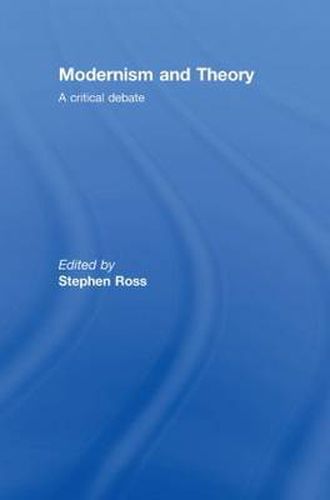 Cover image for Modernism and Theory: A Critical Debate
