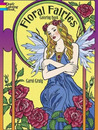 Cover image for Floral Fairies Coloring Book