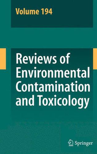 Cover image for Reviews of Environmental Contamination and Toxicology 194