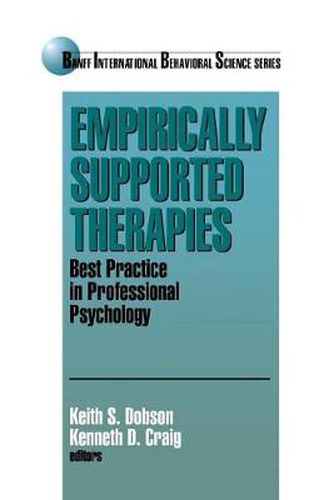 Cover image for Empirically Supported Therapies: Best Practice in Professional Psychology