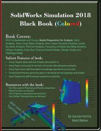 Cover image for SolidWorks Simulation 2018 Black Book (Colored)