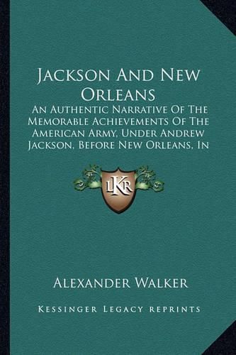 Cover image for Jackson And New Orleans