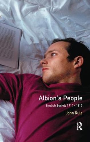 Cover image for Albion's People: English Society 1714-1815