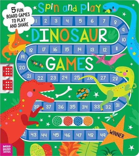 Cover image for Spin and Play Dinosaur Games