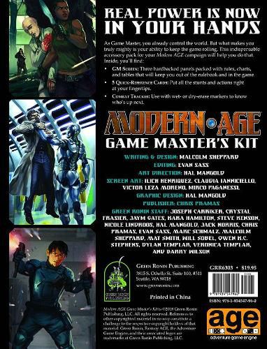 Cover image for Modern Age RPG Game Master's Kit