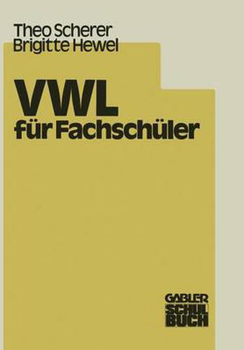 Cover image for Vwl Fur Fachschuler