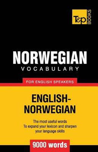 Cover image for Norwegian vocabulary for English speakers - 9000 words