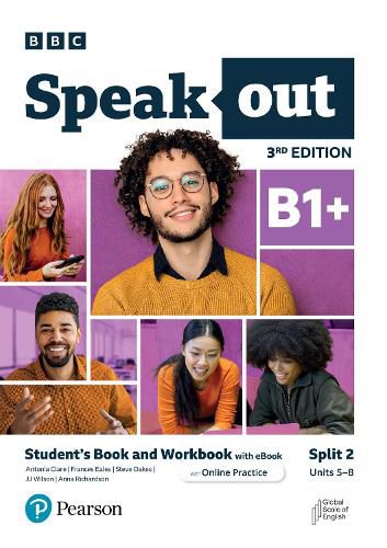 Cover image for Speakout 3ed B1+ Student's Book and Workbook with eBook and Online Practice Split 2