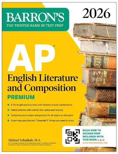 Cover image for AP English Literature and Composition Premium, 2026: Prep Book with 8 Practice Tests + Online Practice