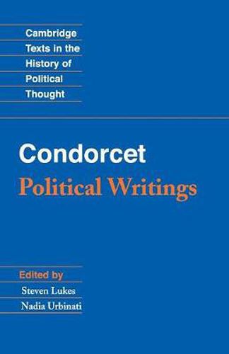 Cover image for Condorcet: Political Writings