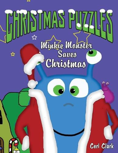 Cover image for Christmas Puzzles: Minkie Monster Saves Christmas