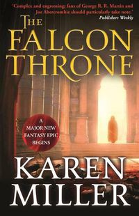 Cover image for The Falcon Throne: The Tarnished Crown Book 1