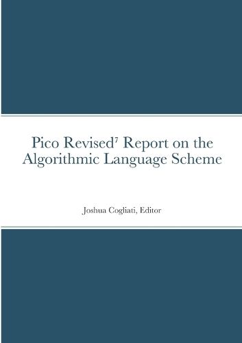 Cover image for Pico Revised⁷ Report on the Algorithmic Language Scheme