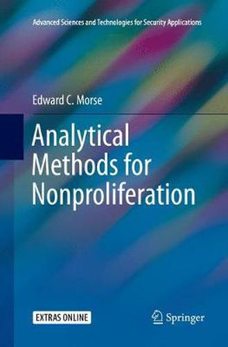 Cover image for Analytical Methods for Nonproliferation