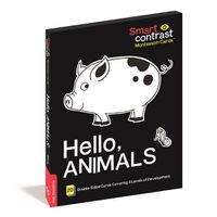 Cover image for Smartcontrast Montessori Cards : Hello, Animals