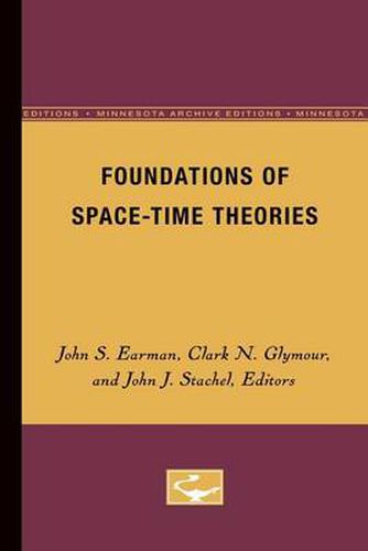 Cover image for Foundations of Space-Time Theories